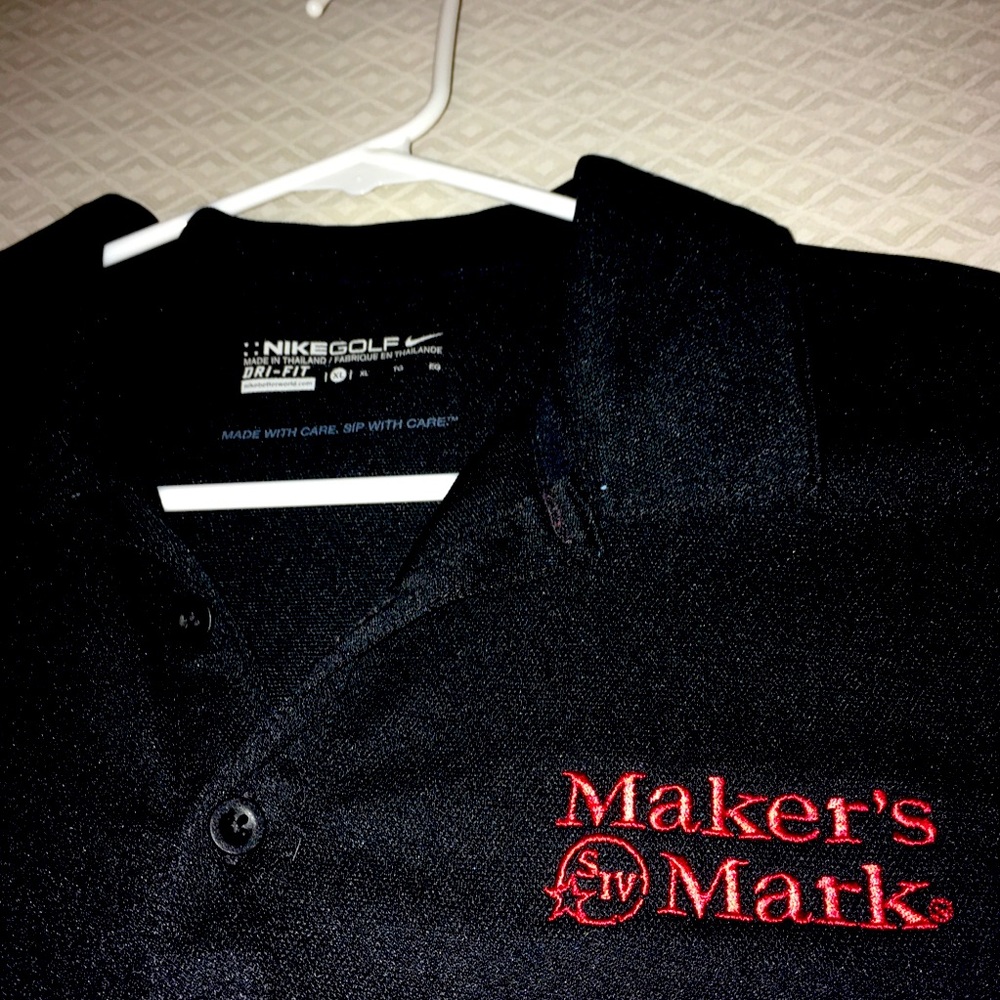 Makers Mark Whiskey Nike DriFit Polo